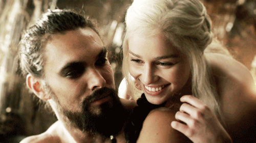 Гиф: Daenerys Targaryen и Khal Drogo